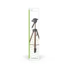 Háromlábú Állvány | Maximális terhelési kapacitás: 4.0 kg | Minimális munka magasság: 64.0 cm | Maximális munka magasság: 161.0 cm | 2 Szegmens | Billenthető & Forgatható | Utazó táskát tartalmaz | ABS / Alumínium | Bronz / Fekete