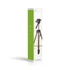 Háromlábú Állvány | Maximális terhelési kapacitás: 4.0 kg | Minimális munka magasság: 64.0 cm | Maximális munka magasság: 161.0 cm | 2 Szegmens | Billenthető & Forgatható | Utazó táskát tartalmaz | ABS / Alumínium | Bronz / Fekete