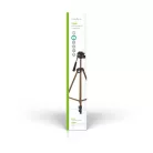 Háromlábú Állvány | Maximális terhelési kapacitás: 3.0 kg | Minimális munka magasság: 47.5 cm | Maximális munka magasság: 127.0 cm | 3 Szegmens | Billenthető & Forgatható | Utazó táskát tartalmaz | Alumínium | Bronz / Fekete