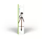 Háromlábú Állvány | Maximális terhelési kapacitás: 4.0 kg | Minimális munka magasság: 62.5 cm | Maximális munka magasság: 163.0 cm | 3 Szegmens | Billenthető & Forgatható | Utazó táskát tartalmaz | Önbeálló Láb | ABS / Alumínium | Bronz / Fekete