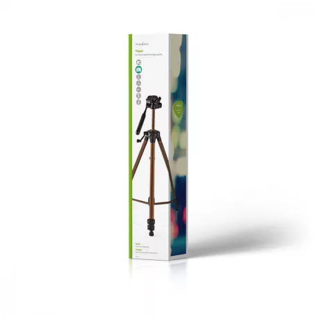 Háromlábú Állvány | Maximális terhelési kapacitás: 4.0 kg | Minimális munka magasság: 62.5 cm | Maximális munka magasság: 163.0 cm | 3 Szegmens | Billenthető & Forgatható | Utazó táskát tartalmaz | Önbeálló Láb | ABS / Alumínium | Bronz / Fekete