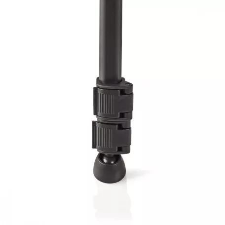 Háromlábú Állvány | Maximális terhelési kapacitás: 2.5 kg | Minimális munka magasság: 60.5 cm | Maximális munka magasság: 147.5 cm | 3 Szegmens | Billenthető & Forgatható | Utazó táskát tartalmaz | Önbeálló Láb | ABS / Alumínium | Fekete