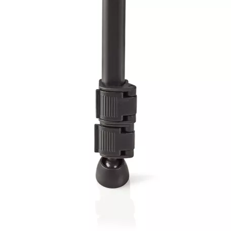 Háromlábú Állvány | Maximális terhelési kapacitás: 3.0 kg | Minimális munka magasság: 60.0 cm | Maximális munka magasság: 165.0 cm | 3 Szegmens | Billenthető & Forgatható | Utazó táskát tartalmaz | Önbeálló Láb | ABS / Alumínium | Fekete