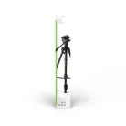 Háromlábú Állvány | Maximális terhelési kapacitás: 3.0 kg | Minimális munka magasság: 60.0 cm | Maximális munka magasság: 165.0 cm | 3 Szegmens | Billenthető & Forgatható | Utazó táskát tartalmaz | Önbeálló Láb | ABS / Alumínium | Fekete