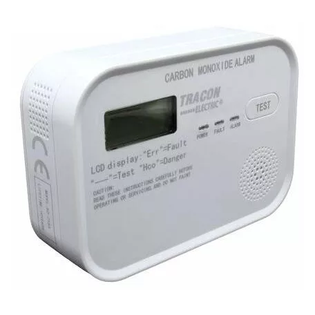 TRACON CO218A Szén-monoxid (CO) érzékelő 4,5 VDC (3×1,5V AA), >85 dB VIRONE DC3 AKCIÓS