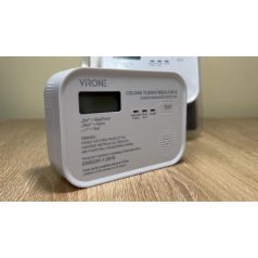   Tracon CO218A szén-monoxid vészjelző készülék LCD kijelzőTracon (CO218A) VIRONE DC3 AKCIÓS