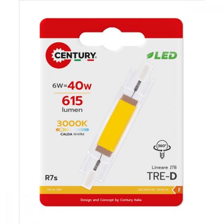 LED Lamp R7S 6 W 615 lm 3000 K