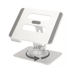   Tablet Állvány | Állvány | Dönthető Forgatható | Ezüst