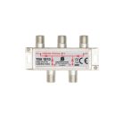 Home TSX 1913 F elosztó, HQ professzionális minőség, 75 Ohm, IP44, cink-ötvözet konstrukció, 5-2400 MHz, 4 utas, 1 bemenet, 4 kimenet
