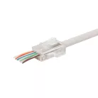 Home TS 51PRO átmenő dugó, 8P/8C (RJ 45), nyitott front, gyors szerelhetőség