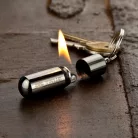 True Utility Firestash, TU262K, vízálló öngyújtó, krómozott cink, hagyományos öngyújtóbenzin