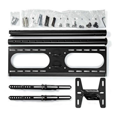 Minden irányban állítható TV mennyezeti konzol | 42 - 65 " | Maximális támogatott képernyő súly: 45 kg | Dönthető | Forgatható | Minimális mennyezeti távolság: 716 mm | Maximális mennyezeti távolság: 1160 mm | 1 Forgás Pont | Acél | Fekete