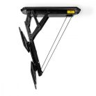 Motoros TV mennyezeti tartó | 23 - 55 " | Maximális támogatott képernyő súly: 30 kg | Dönthető | Maximális mennyezeti távolság: 663 mm | Minimális mennyezeti távolság: 108 mm | Távvezérelt | Acél | Fekete