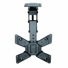 SmartLife Motorised TV Ceiling Mount | 23 - 65 " | Maximum supported screen weight: 30 kg | Rotatable | Tiltable | Minimum ceiling distance: 140 mm | Remote controlled | Steel | Black