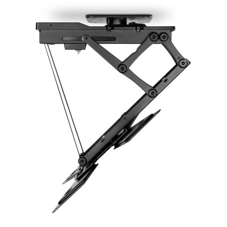 SmartLife Motorised TV Ceiling Mount | 23 - 65 " | Maximum supported screen weight: 30 kg | Rotatable | Tiltable | Minimum ceiling distance: 140 mm | Remote controlled | Steel | Black