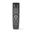 Univerzális távirányító | Előre Programozott | 10 Eszköz | Memória Gombok / Műsorújság Gomb | Infravörös | Fekete