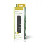 Univerzális távirányító | Előre Programozott | 4 Eszköz | Amazon Prime / Disney + Button / Google Play Gomb / Netflix Gomb / Youtube Gomb | Infravörös | Fekete