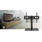 Fix TV állvány | 32 - 65 " | Maximális támogatott képernyő súly: 45 kg | Állítható, előre maghatározott magasságok | Acél / Edzett üveg | Fekete