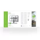 Minden Irányban Állítható TV állvány | 32 - 65 " | Maximális támogatott képernyő súly: 45 kg | Dönthető | Forgatható | Állítható, előre maghatározott magasságok | Acél / Üveg | Fekete