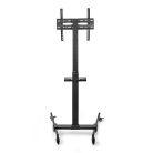 TV állvány Floor | 32 - 55 " | Maximális támogatott képernyő súly: 35 kg | Prémium oszlop kialakítása | Állítható, előre maghatározott magasságok | Pattanó zár | Acél | Fekete