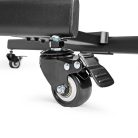 TV állvány Floor | 32 - 55 " | Maximális támogatott képernyő súly: 35 kg | Prémium oszlop kialakítása | Állítható, előre maghatározott magasságok | Pattanó zár | Acél | Fekete