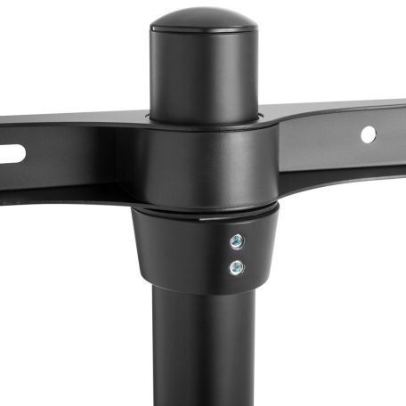 TV állvány Floor | 49 - 70 " | Maximális támogatott képernyő súly: 40 kg | V-shape Design | Borulás védett pánt | Pattanó zár | Acél / Alumínium | Fekete