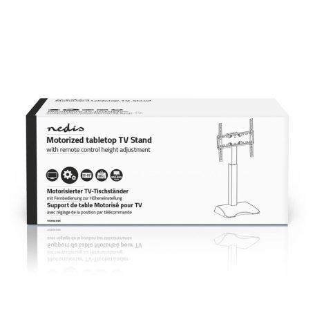 Motoros TV állvány | 32-65 " | 50 kg | Állvány | Emelési tartomány: 50-85 cm | Távvezérelt | Acél / Alumínium | Fekete