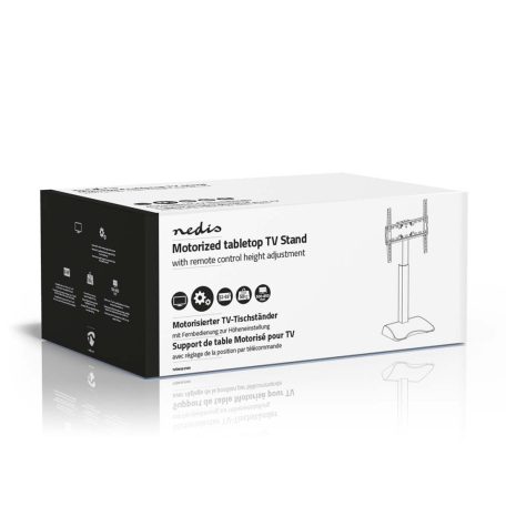 Motoros TV állvány | 32-65 " | 50 kg | Állvány | Emelési tartomány: 50-85 cm | Távvezérelt | Acél / Alumínium | Fekete