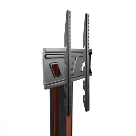 TV állvány Floor | 43 - 65 " | Maximális támogatott képernyő súly: 35 kg | Fixed Design | Állítható, előre maghatározott magasságok | Acél / Alumínium | Fekete