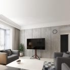 TV állvány Floor | 43 - 65 " | Maximális támogatott képernyő súly: 35 kg | Fixed Design | Állítható, előre maghatározott magasságok | Acél / Alumínium | Fekete