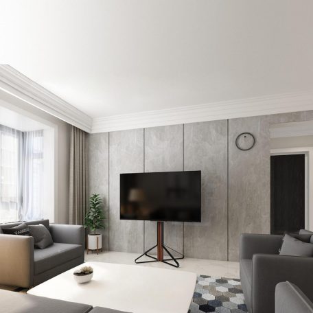 TV állvány Floor | 43 - 65 " | Maximális támogatott képernyő súly: 35 kg | Fixed Design | Állítható, előre maghatározott magasságok | Acél / Alumínium | Fekete