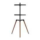 TV állvány Floor | 50 - 65 " | Maximális támogatott képernyő súly: 35 kg | Scandinavian Design | Forgatható | Borulás védett pánt | Pattanó zár | Acél / Alumínium | Fekete