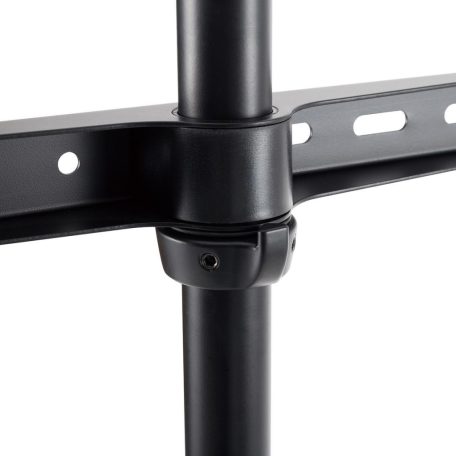 TV állvány Floor | 50 - 65 " | Maximális támogatott képernyő súly: 35 kg | Scandinavian Design | Forgatható | Borulás védett pánt | Pattanó zár | Acél / Alumínium | Fekete