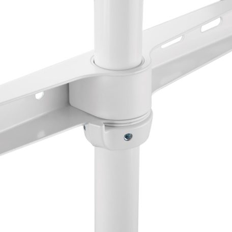 TV állvány Floor | 50 - 65 " | Maximális támogatott képernyő súly: 35 kg | Scandinavian Design | Forgatható | Borulás védett pánt | Pattanó zár | Acél / Alumínium | Fehér