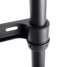 TV állvány Floor | 60 - 75 " | Maximális támogatott képernyő súly: 40 kg | Scandinavian Design | Borulás védett pánt | Pattanó zár | Acél / Alumínium | Fekete