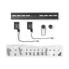 Fix TV fali tartó | 26 - 42 " | Maximális támogatott képernyő súly: 30 kg | Maximális fal távolság: 16 mm | Acél | Fekete