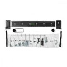 Fix TV fali tartó | 32 - 55 " | Maximális támogatott képernyő súly: 50 kg | Maximális fal távolság: 14.5 mm | Acél | Fekete