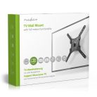 Minden Irányban Mozgatható TV fali tartó | 23 - 55 " | Maximális támogatott képernyő súly: 30 kg | Dönthető | Forgatható | Maximális fal távolság: 67 mm | Maximális fal távolság: 67 mm | 1 Forgás Pont | ABS / Acél | Fekete