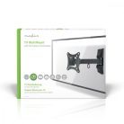 Minden Irányban Mozgatható TV fali tartó | 13-27 " | Maximális támogatott képernyő súly: 15 kg | Dönthető | Forgatható | Maximális fal távolság: 60 mm | Maximális fal távolság: 199 mm | 2 Forgás Pont | ABS / Acél | Fekete