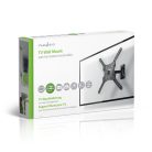 Minden Irányban Mozgatható TV fali tartó | 23 - 55 " | Maximális támogatott képernyő súly: 30 kg | Dönthető | Forgatható | Maximális fal távolság: 67 mm | Maximális fal távolság: 197 mm | 2 Forgás Pont | ABS / Acél | Fekete