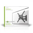 Minden Irányban Mozgatható TV fali tartó | 23-55 " | Maximális támogatott képernyő súly: 30 kg | Dönthető | Forgatható | Maximális fal távolság: 70 mm | Maximális fal távolság: 400 mm | 3 Forgás Pont | ABS / Acél | Fekete