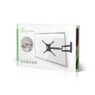 Minden Irányban Mozgatható TV fali tartó | 13 - 86 " | Maximális támogatott képernyő súly: 60 kg | Dönthető | Forgatható | Maximális fal távolság: 70 mm | Maximális fal távolság: 1020 mm | 3 Forgás Pont | ABS / Acél | Fekete