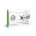 Minden Irányban Mozgatható TV fali tartó | 13 - 86 " | Maximális támogatott képernyő súly: 60 kg | Dönthető | Forgatható | Maximális fal távolság: 70 mm | Maximális fal távolság: 1020 mm | 3 Forgás Pont | ABS / Acél | Fekete