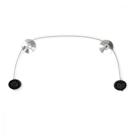 Fix TV fali tartó | 37-70 " | Maximális támogatott képernyő súly: 50 kg | Maximális fal távolság: 14.5 mm | Rögzítő kábel | ABS / Acél | Fekete / Fém