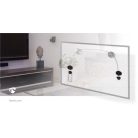 Fix TV fali tartó | 37-70 " | Maximális támogatott képernyő súly: 50 kg | Maximális fal távolság: 14.5 mm | Rögzítő kábel | ABS / Acél | Fekete / Fém