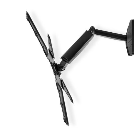 Függőleges TV fali tartó | 23 - 55 " | Maximális támogatott képernyő súly: 30 kg | Függőleges mozgás: 0-282 mm | Maximális fal távolság: 61 mm | Maximális fal távolság: 565 mm | Dönthető | Forgatható | 3 Forgás Pont | ABS / Acél | Fekete