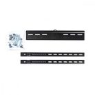 Fix TV fali tartó | 32 - 55 " | Maximális támogatott képernyő súly: 55 kg | Maximális fal távolság: 9 mm | Acél | Fekete