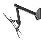 Minden Irányban Mozgatható TV fali tartó | 10 - 32 " | Maximális támogatott képernyő súly: 30 kg | Dönthető | Forgatható | Maximális fal távolság: 68 mm | Maximális fal távolság: 370 mm | 3 Forgás Pont | Acél | Fekete