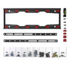 Fix TV fali tartó | 23 - 55 " | Maximális támogatott képernyő súly: 35 kg | Maximális fal távolság: 28 mm | Acél | Fekete