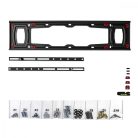 Fix TV fali tartó | 37 - 70 " | Maximális támogatott képernyő súly: 40 kg | Maximális fal távolság: 28 mm | Acél | Fekete